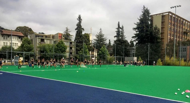 Cal Field Hockey Camp Warm Up