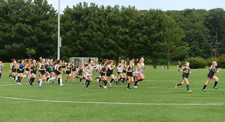 Lexington Field Hockey Warm Up
