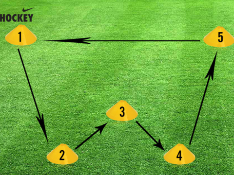 Nike Field Hockey Camps Agility Drill