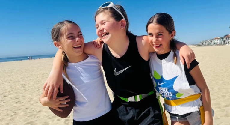 Nike All-Girls Sand Flag Football Camp at South Huntington Beach