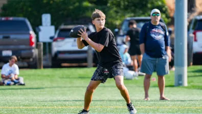 Nike Football Camp Stock Photo QB