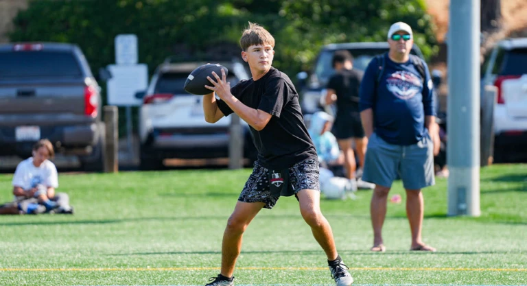 Nike Football Camp Stock Photo QB