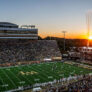 Wake Forest Football Field Sunset