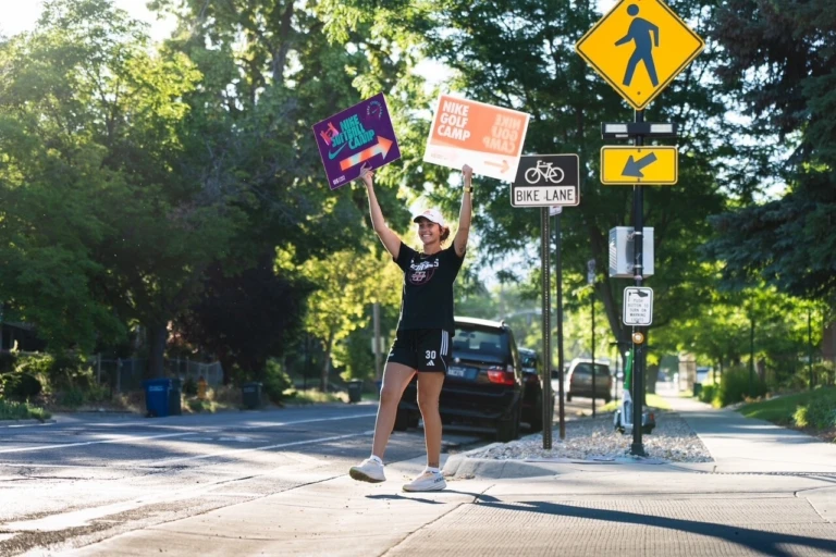 Nike Sports Camps Salt Lake City Welcome Sign Photo