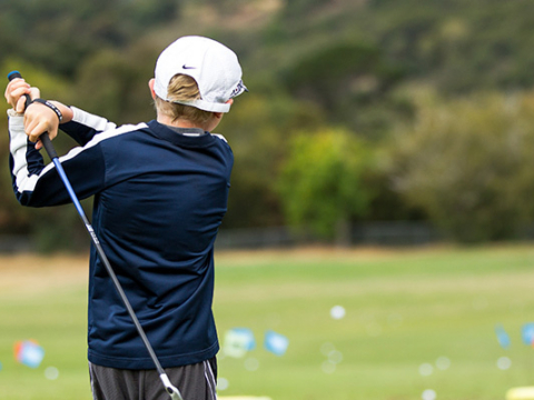 Nike Junior Golf Camps driving range