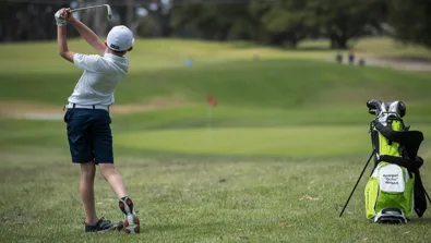 Nike Junior Golf Camp iron shot png