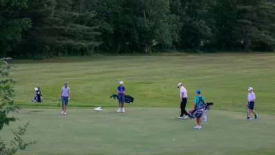 Nike Junior Golf Camp putting green meeting png