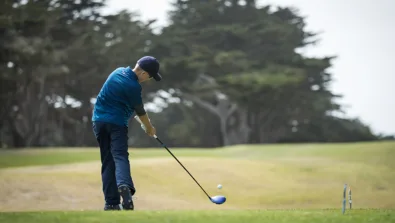 Nike Junior Golf Camp tee shot