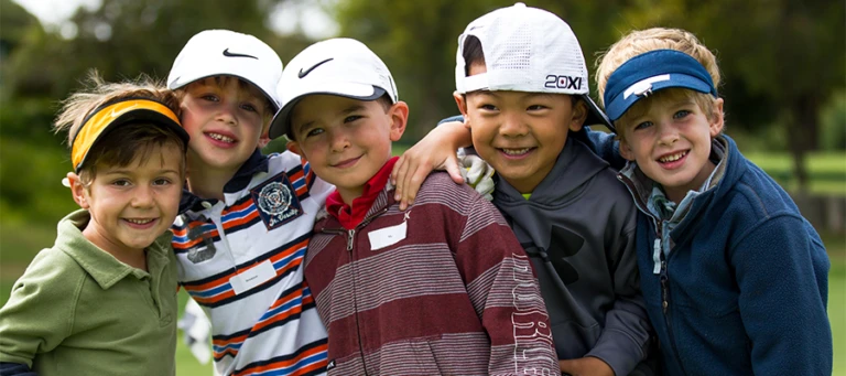 Nike Junior Golf Camps group photo