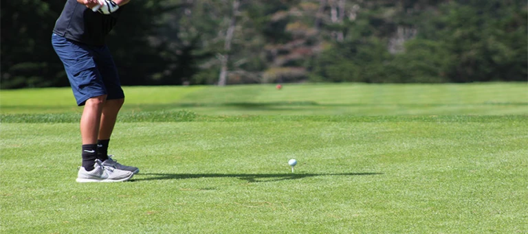 Nike Junior Golf Camp close up tee shot png
