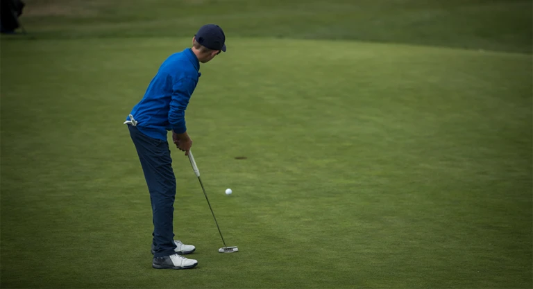 Nike Junior Golf Camp fixed putting shot