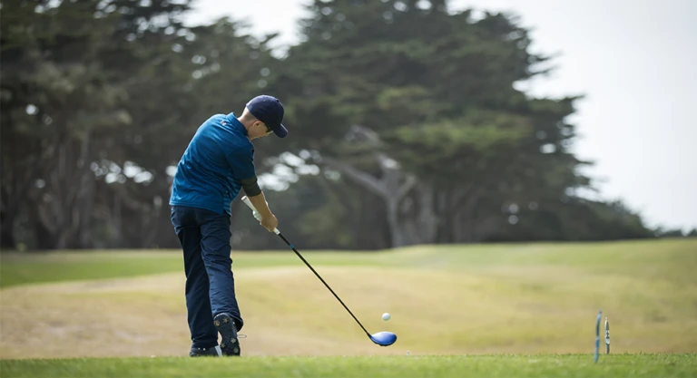 Nike Junior Golf Camp tee shot