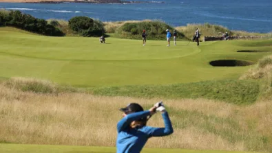 Teeing Off In Scotland
