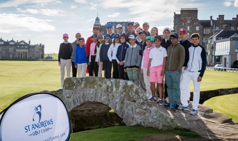 St Andrews Golf Camp Group Photo