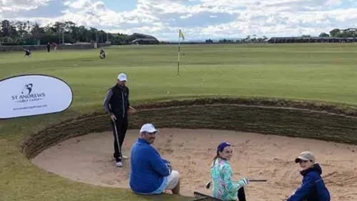 St Andrews Golf Camp Bunker Practice