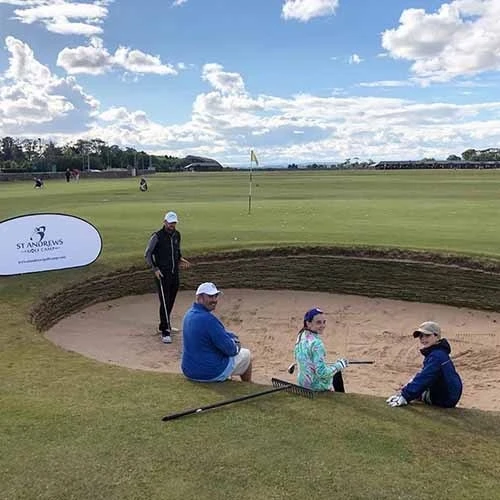 St Andrews Golf Camp Bunker Practice