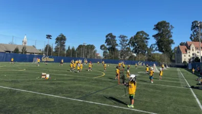 Cal boys lacrosse camp field session