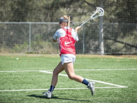 Nike Girls Lacrosse Camp Cradling