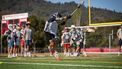 Redwood nike boys lacrosse camp shot