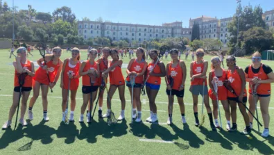 San diego nike girls lacrosse camp group shot