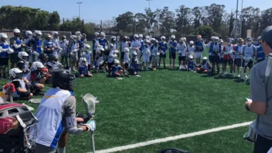 Santa barbara lacrosse camp boys bring it in