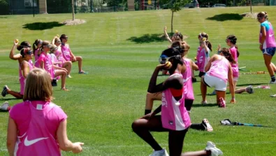 Regis University Nike Girls Lacrosse Camp Drill