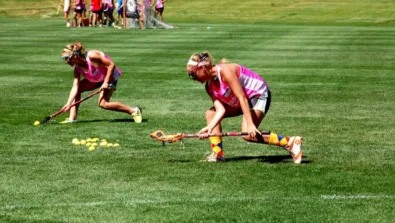 Regis University Nike Girls Lacrosse Camp Groundball Drill