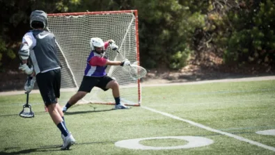 Nike Boys Lacrosse Camp Goalie Stick Save