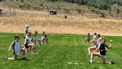 Park City Utah Nike Girls Lacrosse Camp Drill