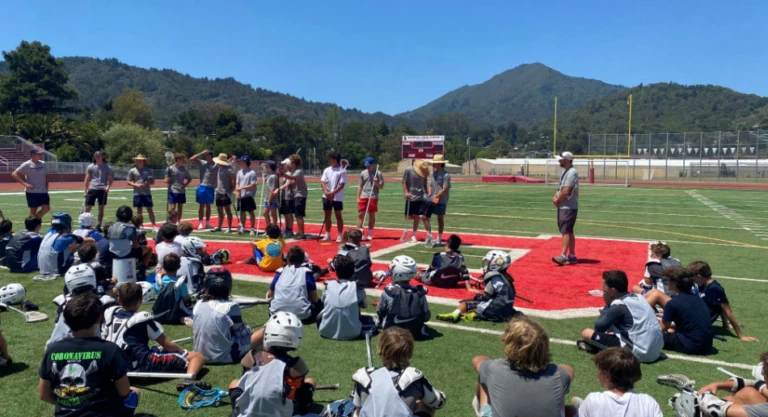 Redwood nike boys lacrosse camp group