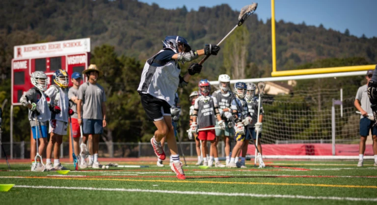Redwood nike boys lacrosse camp shot
