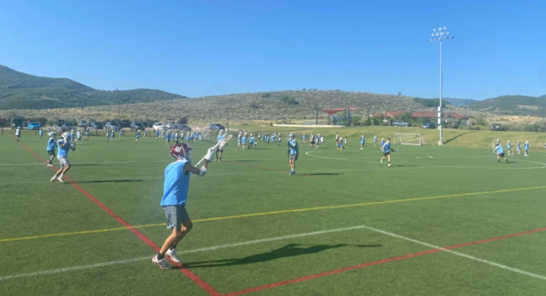Park city nike boys lacrosse camp passing lines