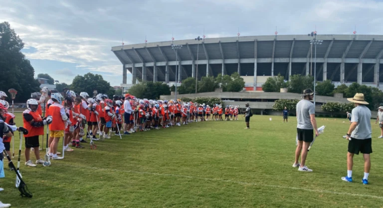 Clemson nike boys lacrosse camp warm up