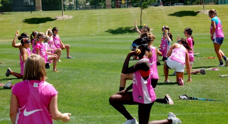 Regis University Nike Girls Lacrosse Camp Drill