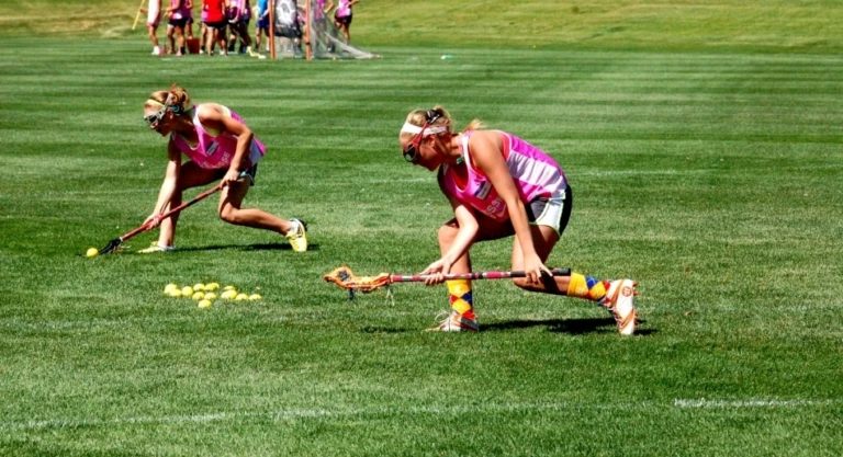 Regis University Nike Girls Lacrosse Camp Groundball Drill