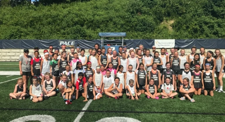 Pace University Nike Girls Lacrosse Camp Group Shot