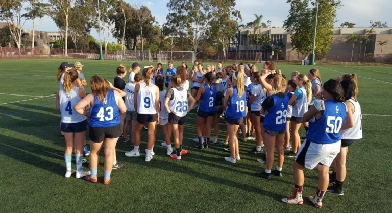 Santa Barbara Nike Lacrosse Camp Girls Field