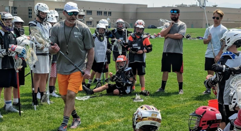 Park City Utah Nike Boys Lacrosse Camp Coach Levi