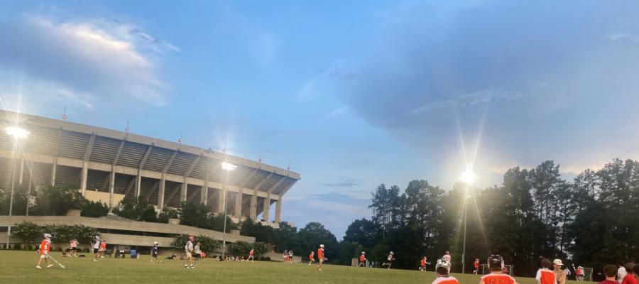 Clemson nike boys lacrosse camp facility field