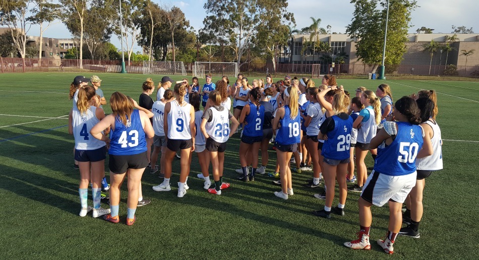 Santa Barbara Nike Lacrosse Camp Girls Field