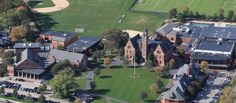Thayer academy fields aerial facility