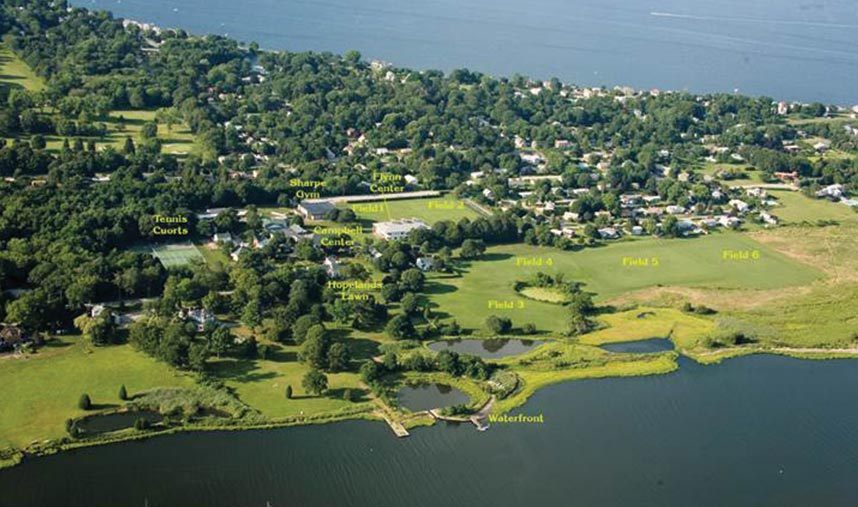 Rocky Hill School Campus Aerial Nike Lacrosse Camp