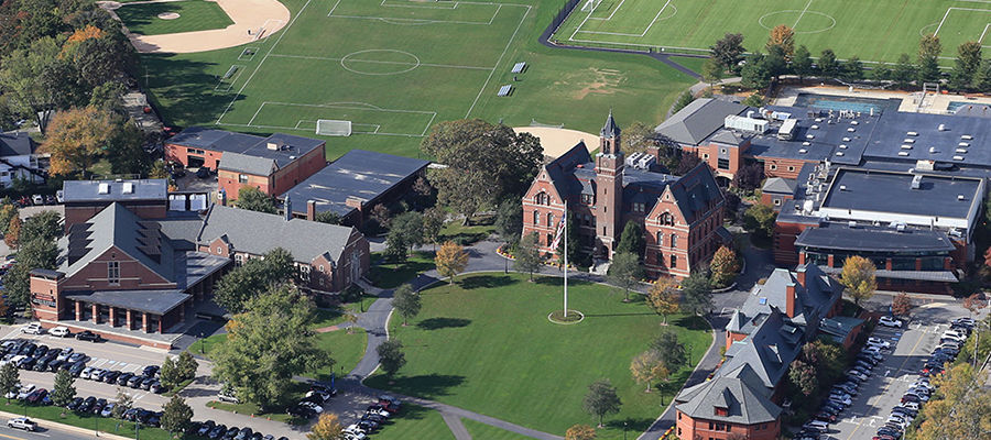 Thayer academy fields aerial facility