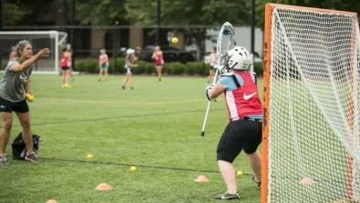 Xcelerate Lacrosse Girls Camp Goalie Work