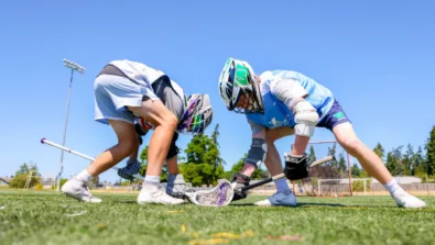 Xcelerate lacrosse boys faceoff