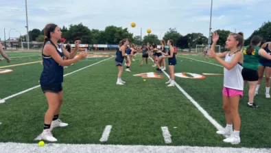 Xcelerate lacrosse girls ball work