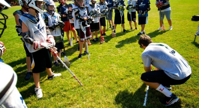 Xcelerate Lacrosse Camp Boys Face Off Demo