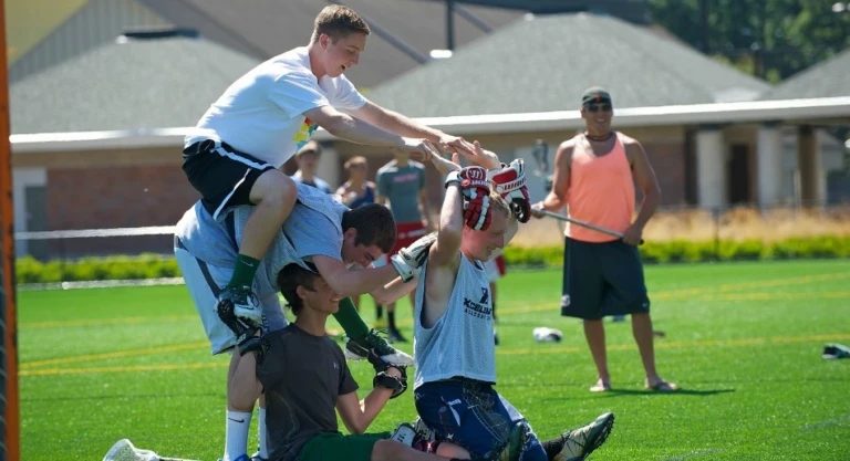 Xcelerate Lacrosse Camp Boys Fun Games