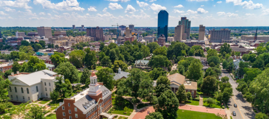Transylvania university arial facility