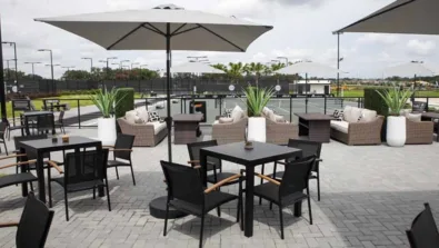 SVB tennis pickleball dining gallery image